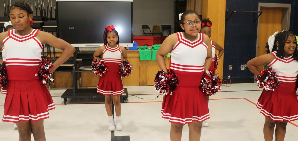Highland Elementary School MAP pep rally. 