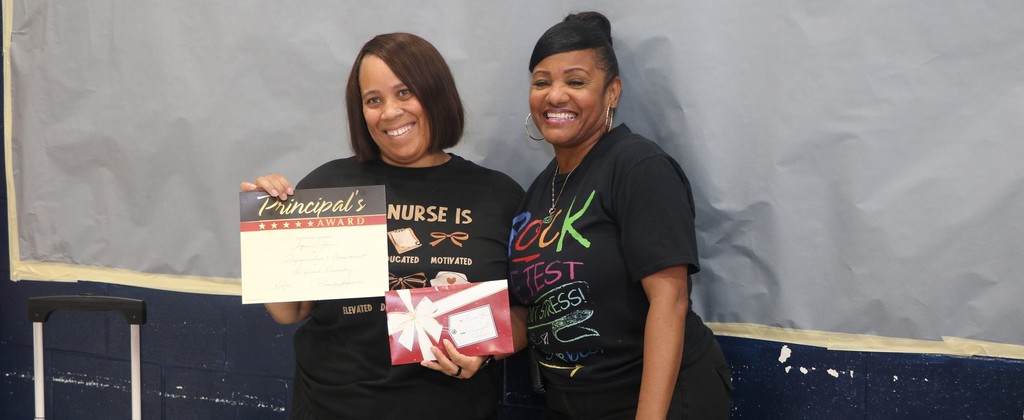 Highland Elementary School MAP pep rally. 