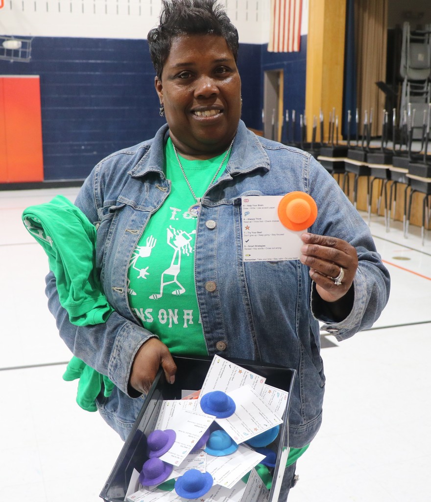 Highland Elementary School MAP pep rally. 