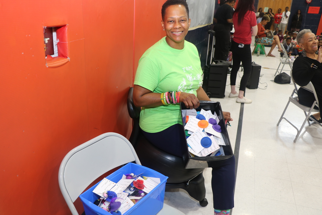 Highland Elementary School MAP pep rally. 