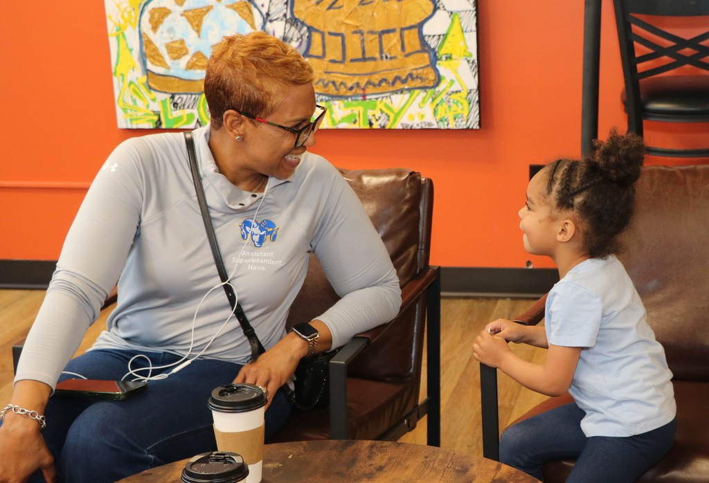 Community Coffee Talk Saturday, April 18 at Koffee Ko. Everyone enjoyed a free coffee and great conversation with the Ramily!