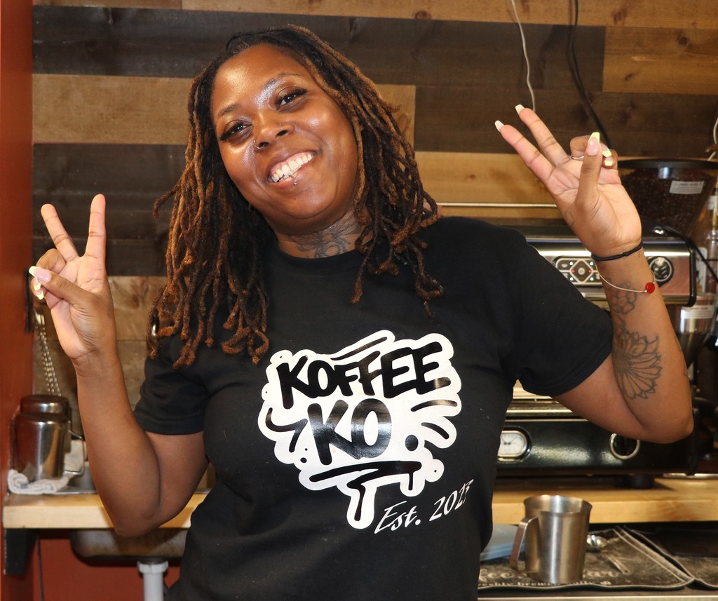 Community Coffee Talk Saturday, April 18 at Koffee Ko. Everyone enjoyed a free coffee and great conversation with the Ramily!