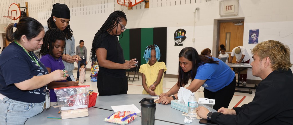 Gibson Elementary School STEAM night. 