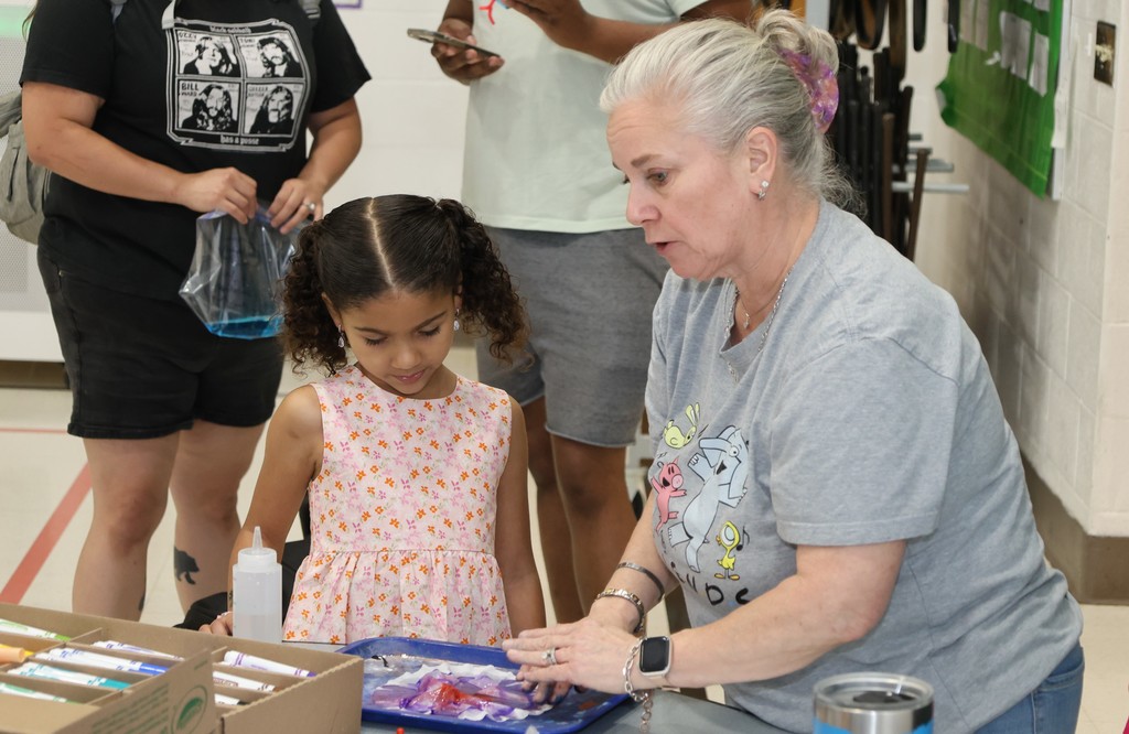Gibson Elementary School STEAM night. 