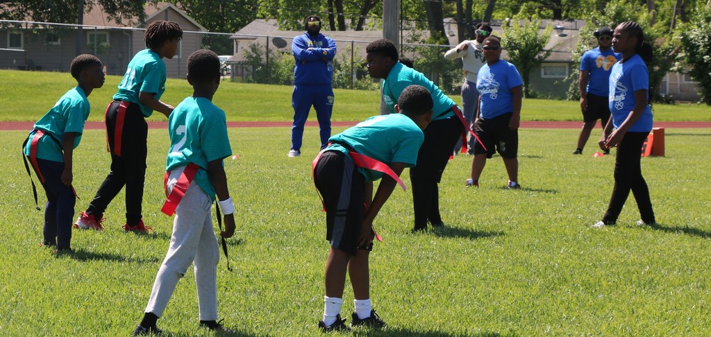 Flag football at RGHS Saturday, April 25. 