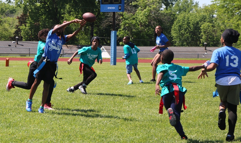 Flag football at RGHS Saturday, April 25. 
