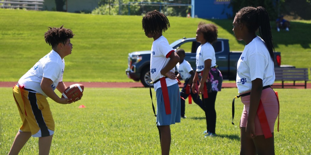 Flag football at RGHS Saturday, April 25. 