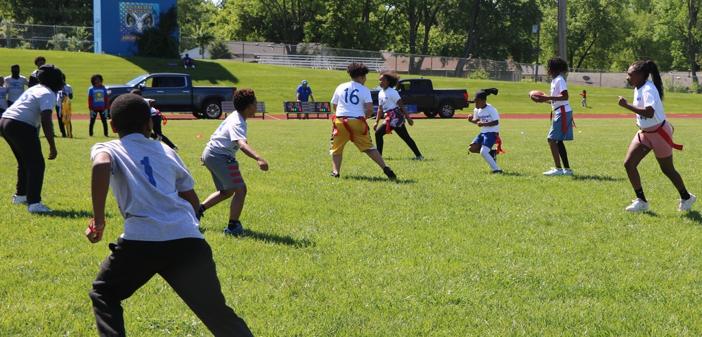 Flag football at RGHS Saturday, April 25. 