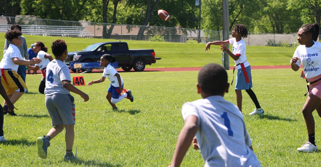 Flag football at RGHS Saturday, April 25. 