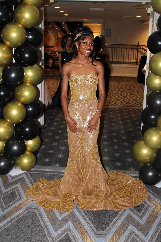 Student posing at RGHS prom