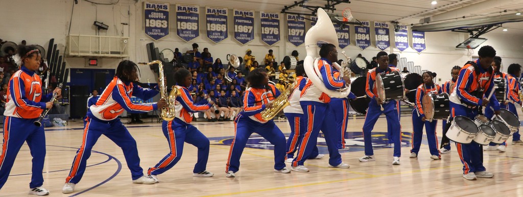 Drums Along the River band and drumline competition.  