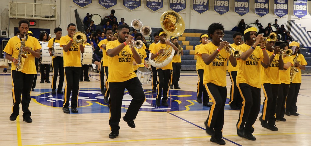 Drums Along the River band and drumline competition.  
