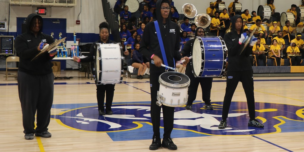 Drums Along the River band and drumline competition.  
