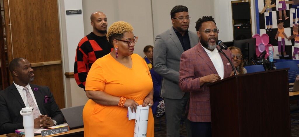 RGHS Education Foundation presents at the May 12 BOE meeting. 