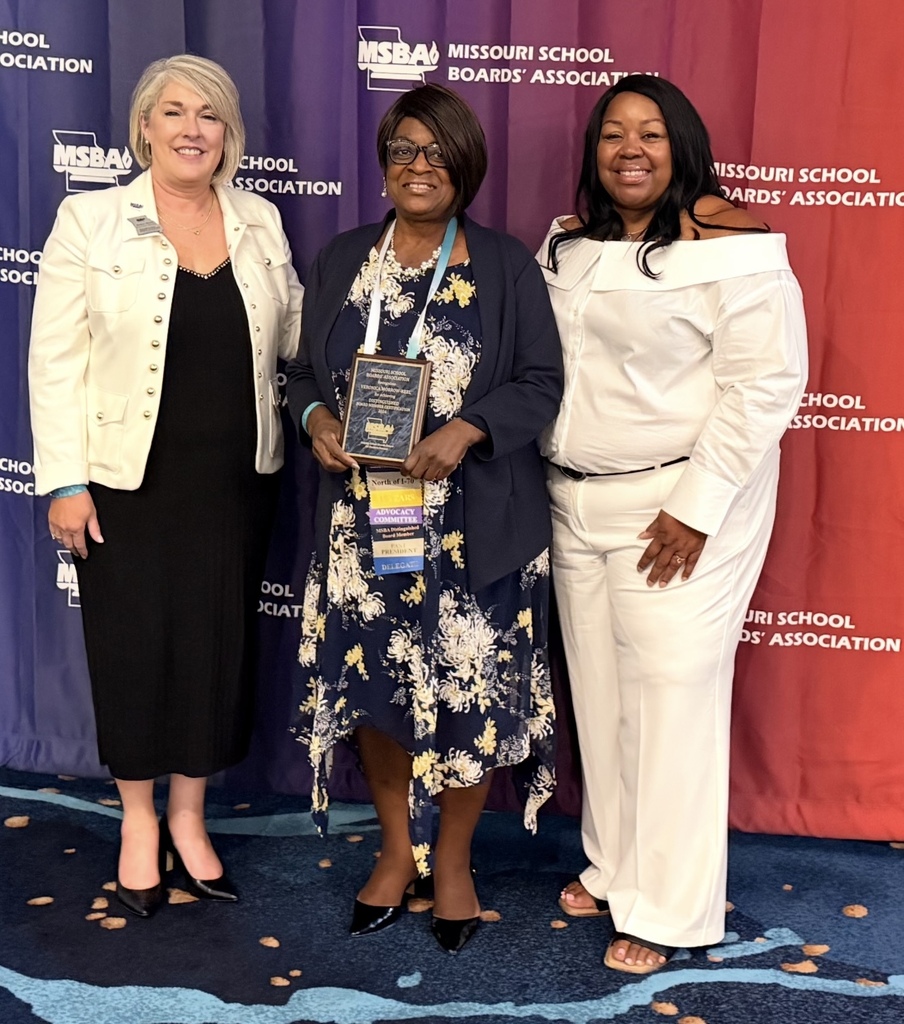 Veronica Morrow-Reel receives MSBA Distinguished Board Member Certification, she poses with members of the MSBA with the award