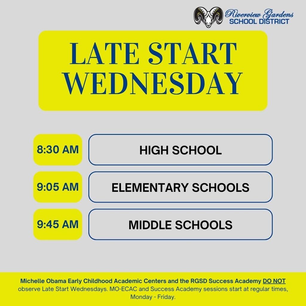Late Start Wednesday