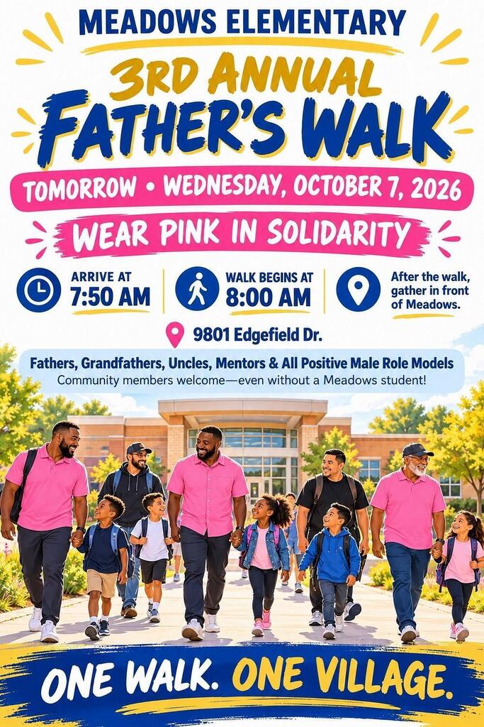 Meadows Fathers walk