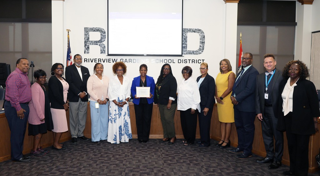Dr. Tanya Patton with RGSD Board of Education and District Leadership team members