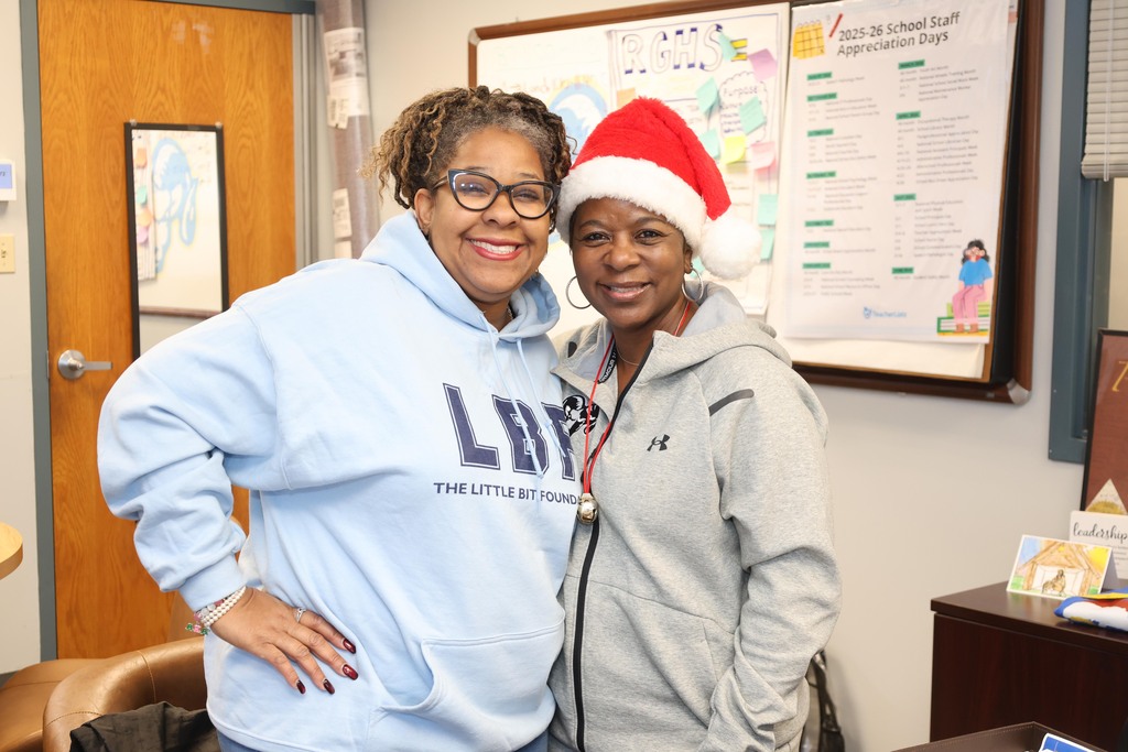 Dr. Tanya Patton poses and smiles with Miranda Walker Jones