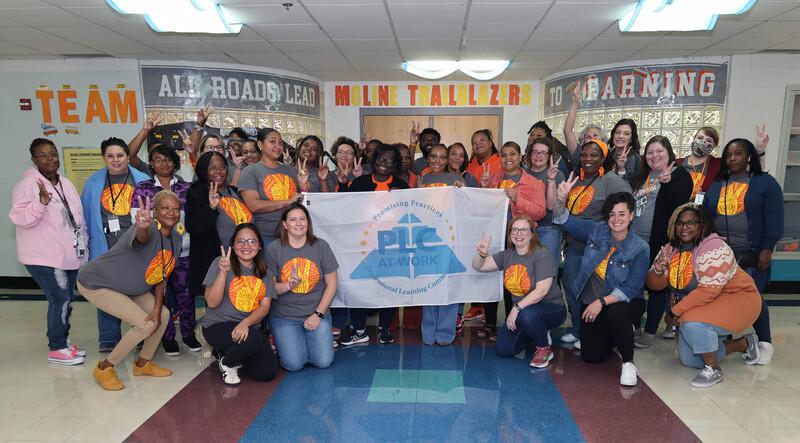 Moline Elementary receives Solution Tree PLC At Work Award