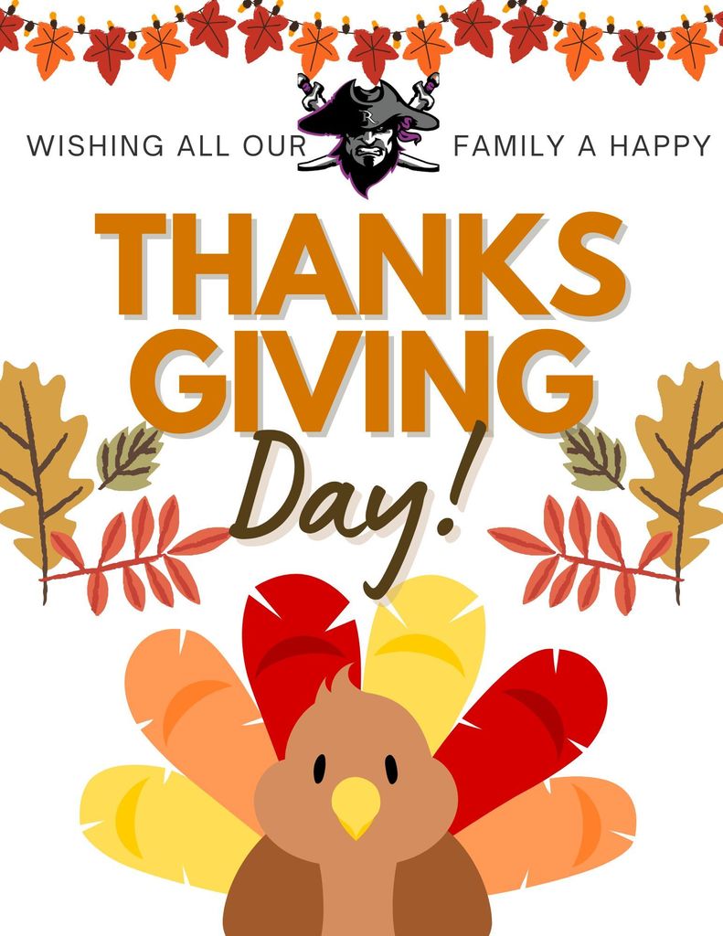 Orange Green White Modern Happy Thanksgiving Day Flyer