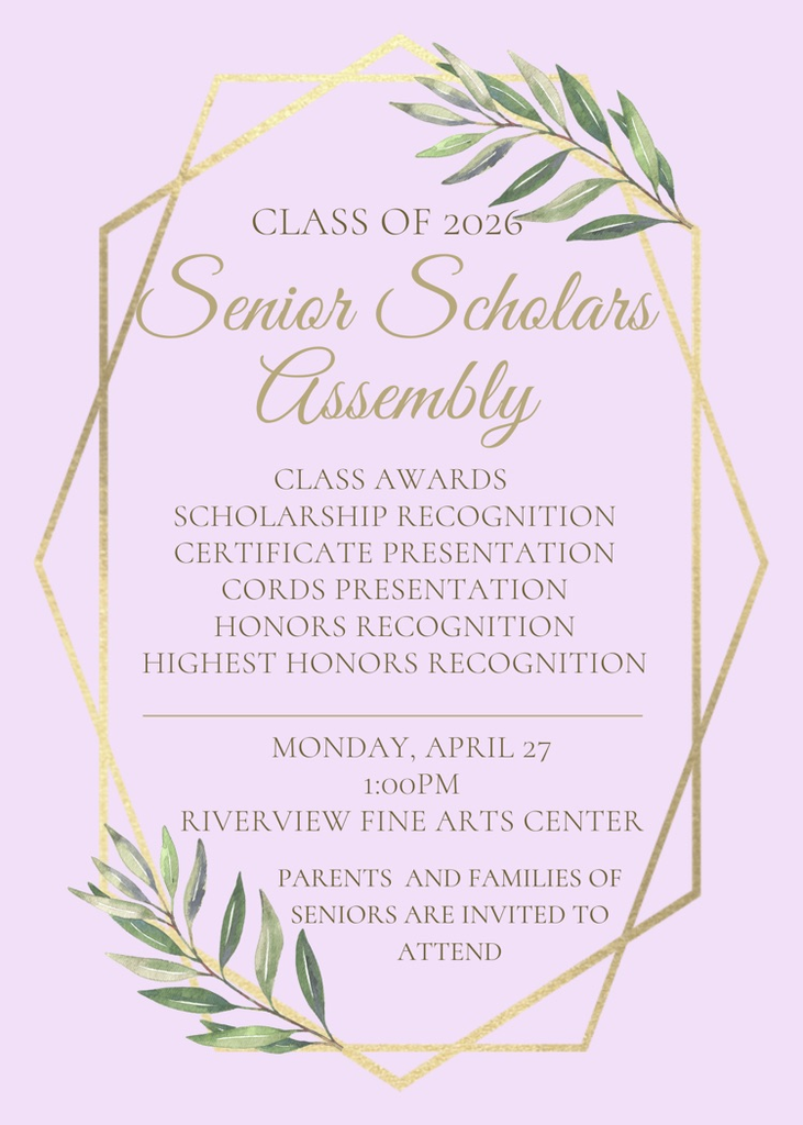 Graduating Sr’s Information