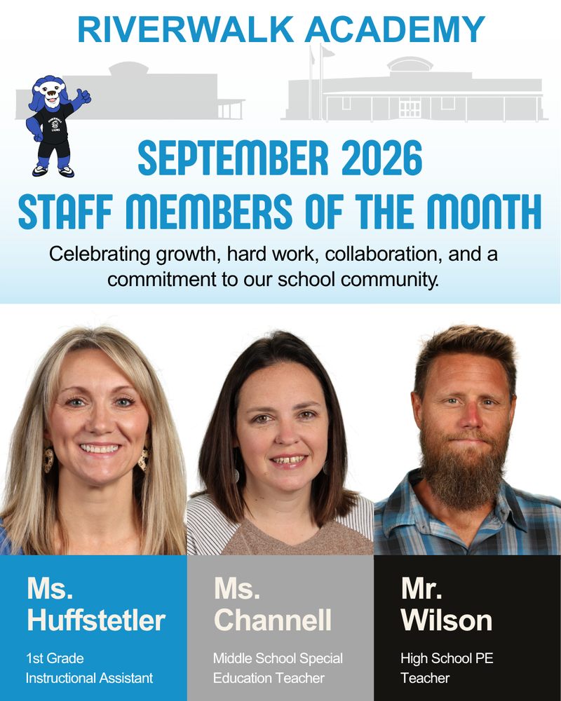 pics of staff members of the month
