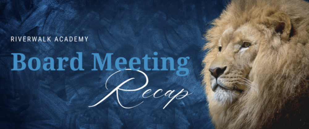 board meeting recap graphic