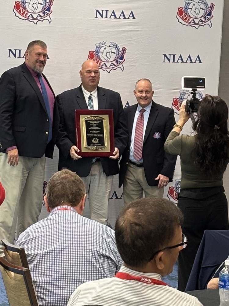 Mr. Ball receives award