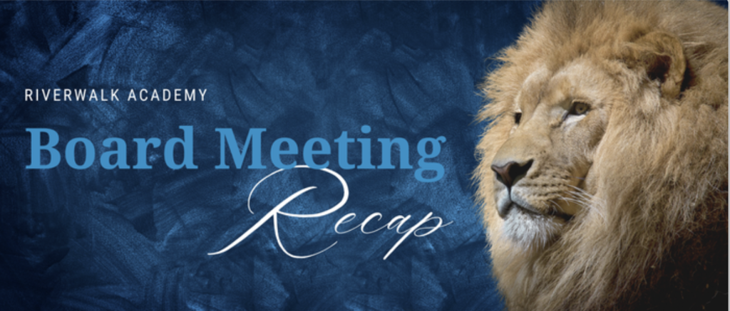 Board meeting recap grapic