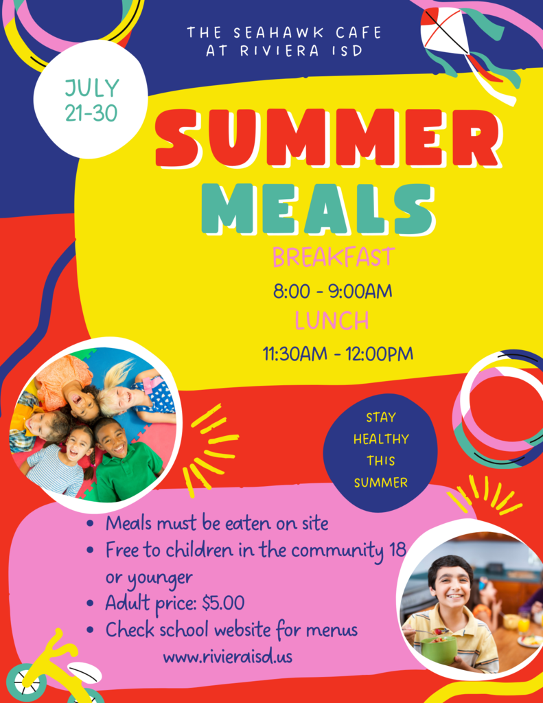 Summer Meals July 21-30