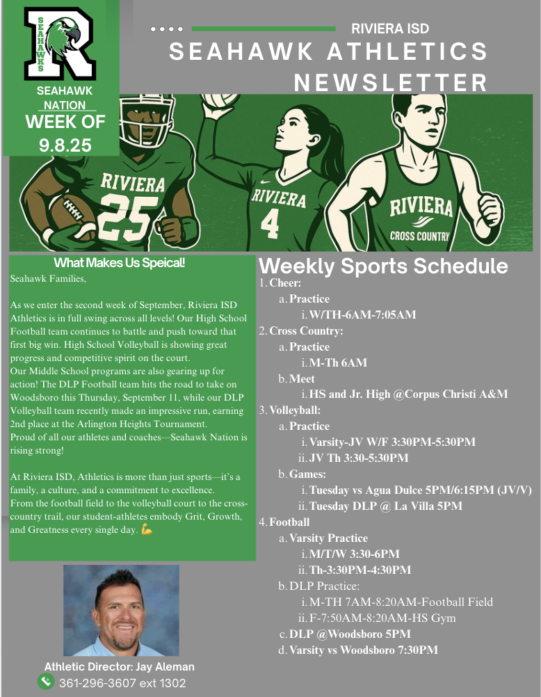 Athletics Newsletter