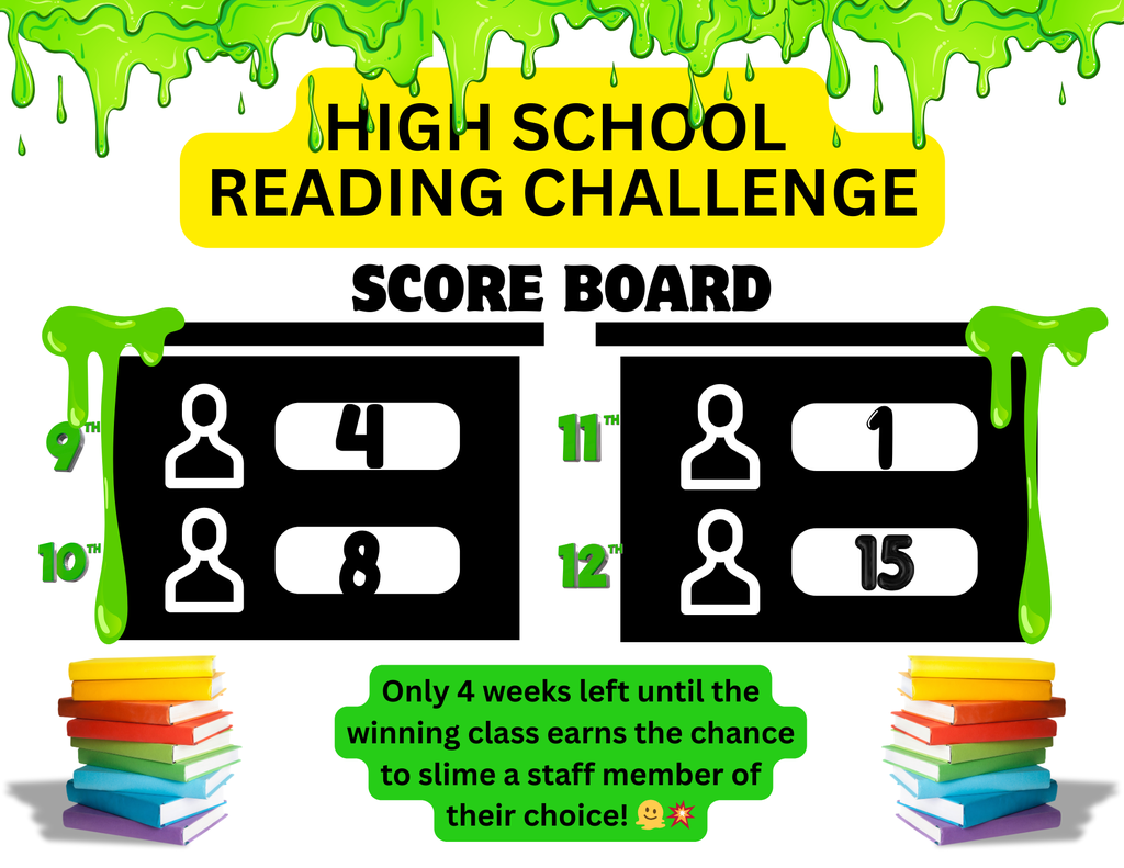 HIGH SCHOOL READING CHALLENGE WEEK 5 UPDATE