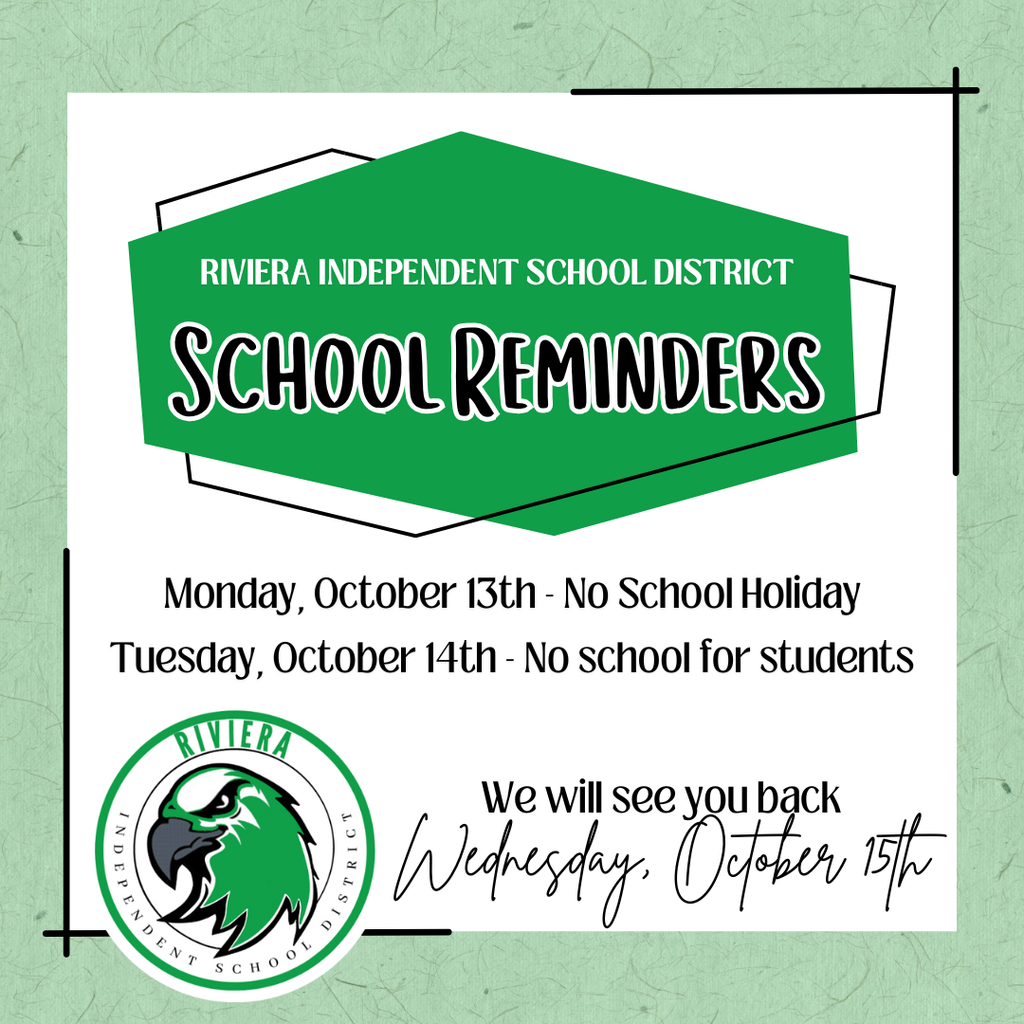 October School Reminders