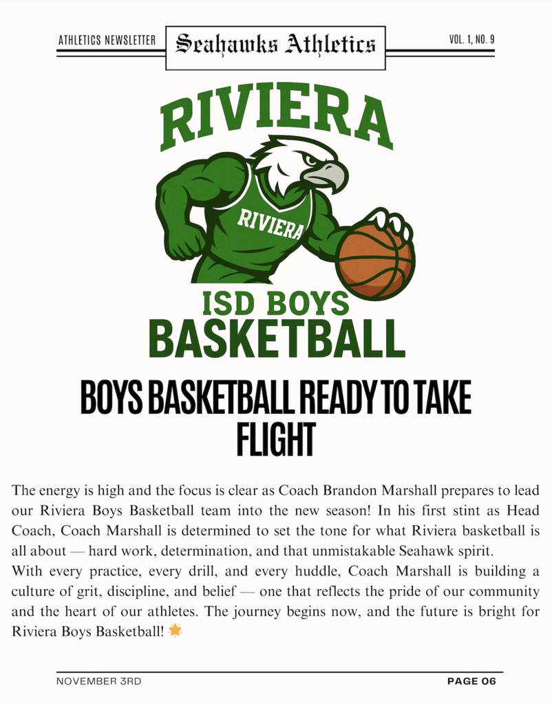 Newsletter November 3rd