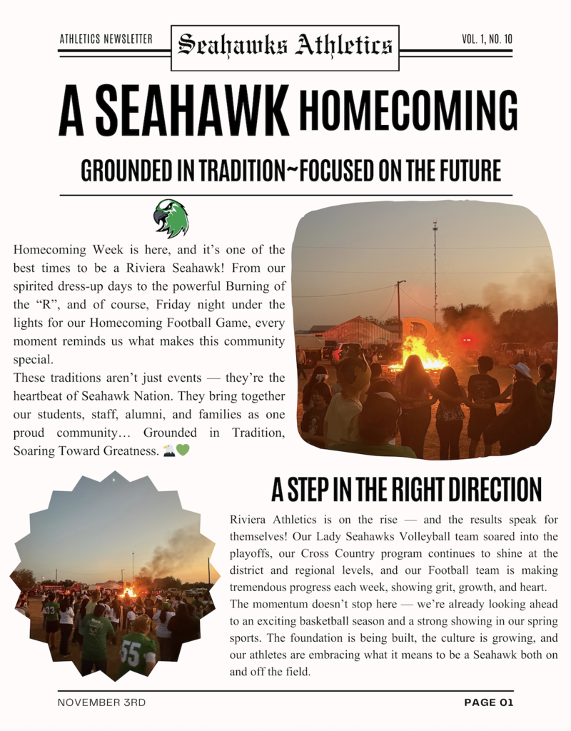 Newsletter November 3rd