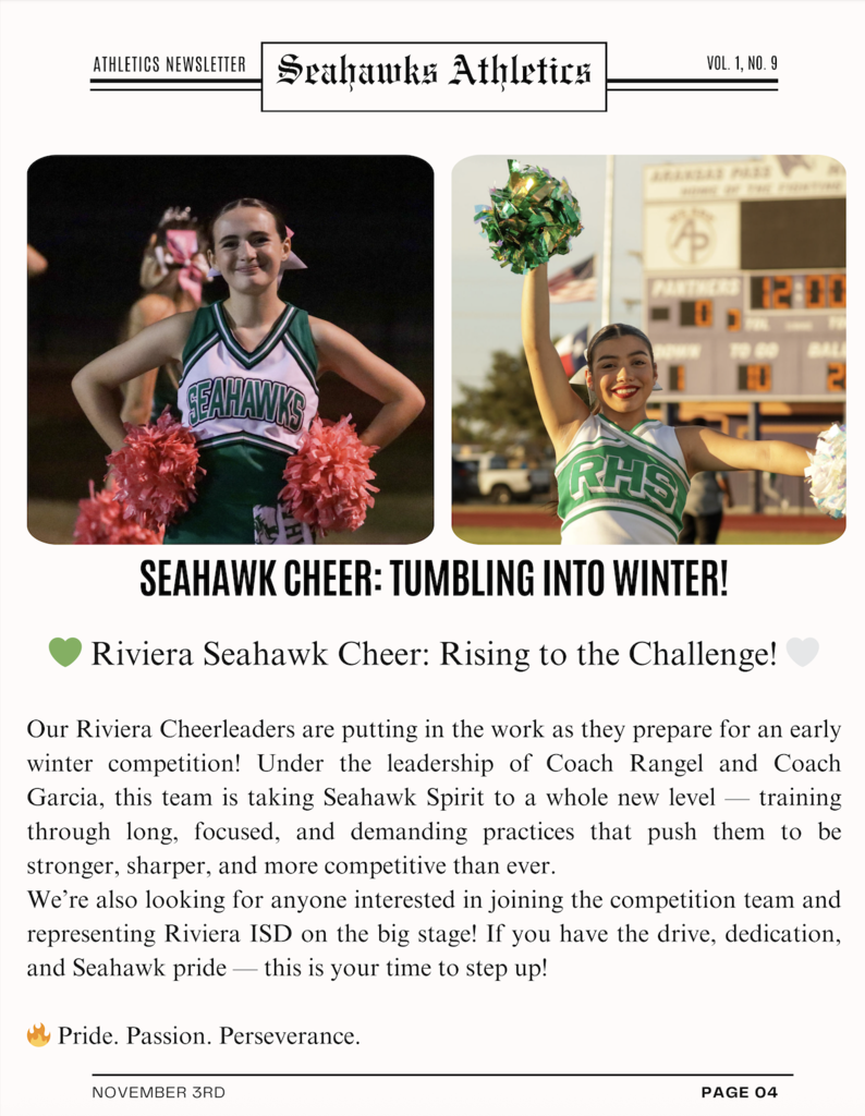 Newsletter November 3rd