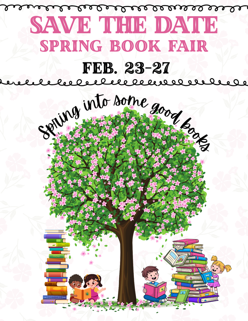 Save the Date Spring Book Fair
