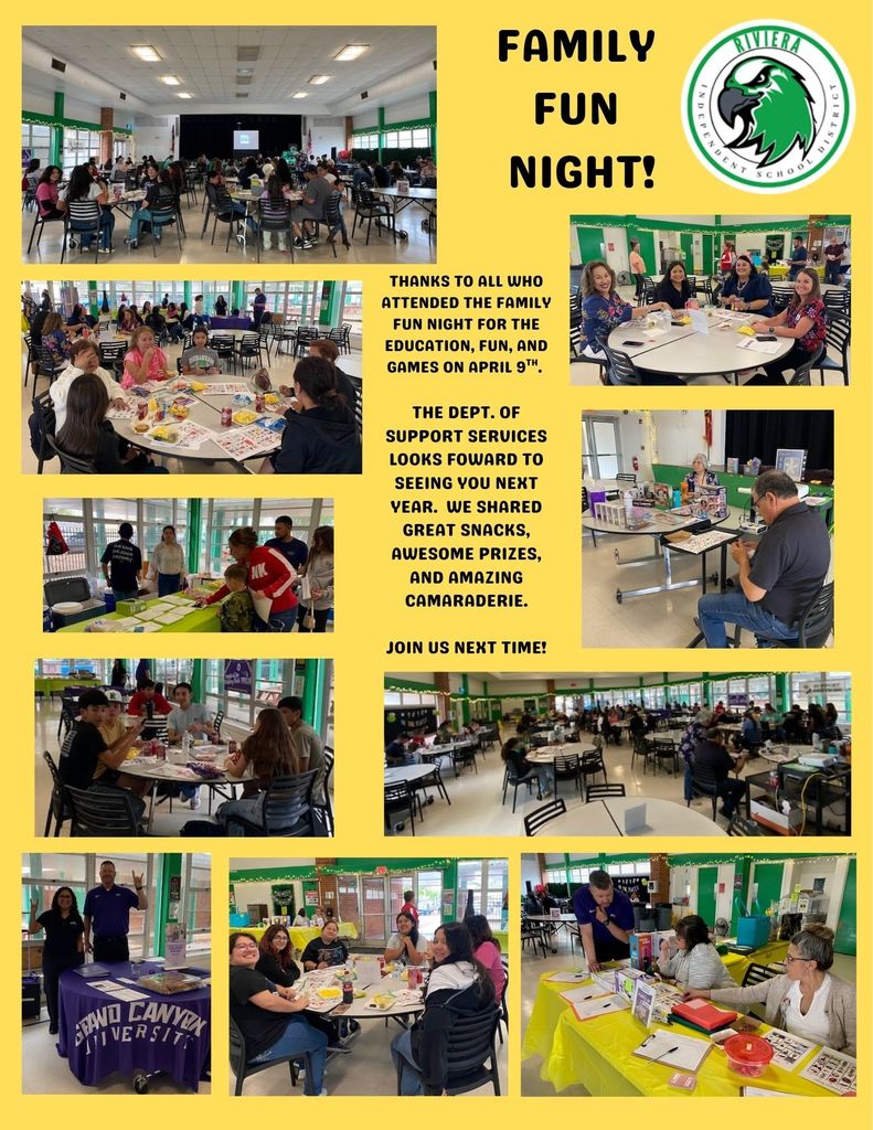 Seahawk Family Fun Night 4.09.2026