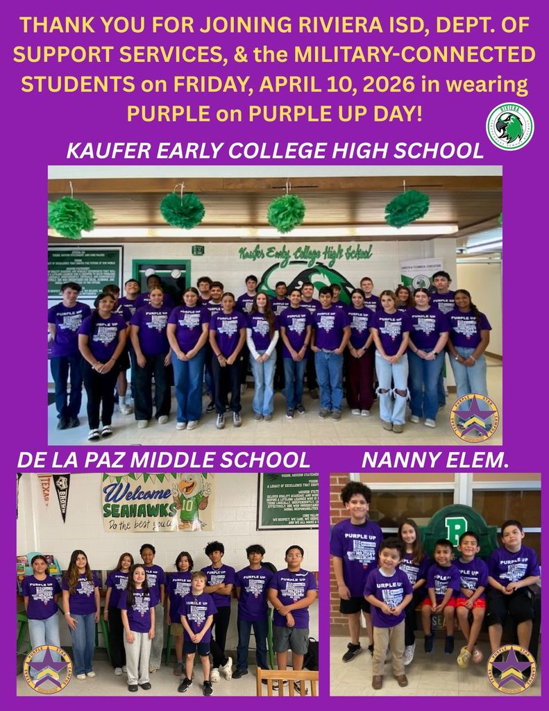 PURPLE UP DAY!