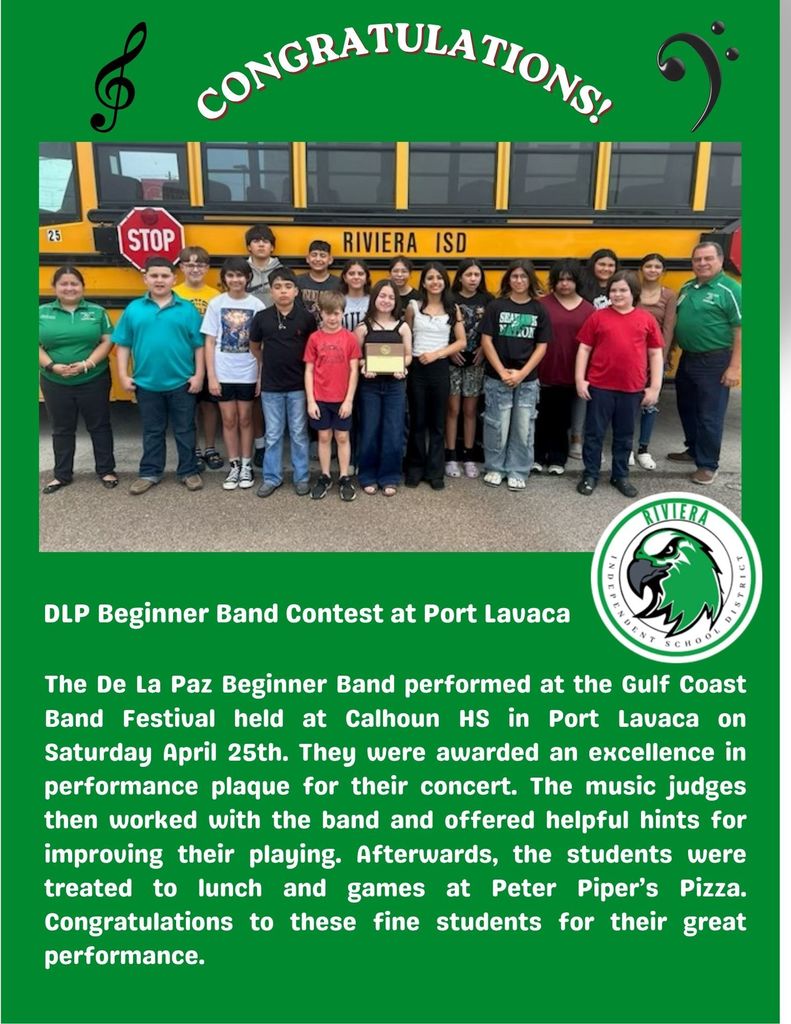 DLP Beginner Band Contest at Port Lavaca
