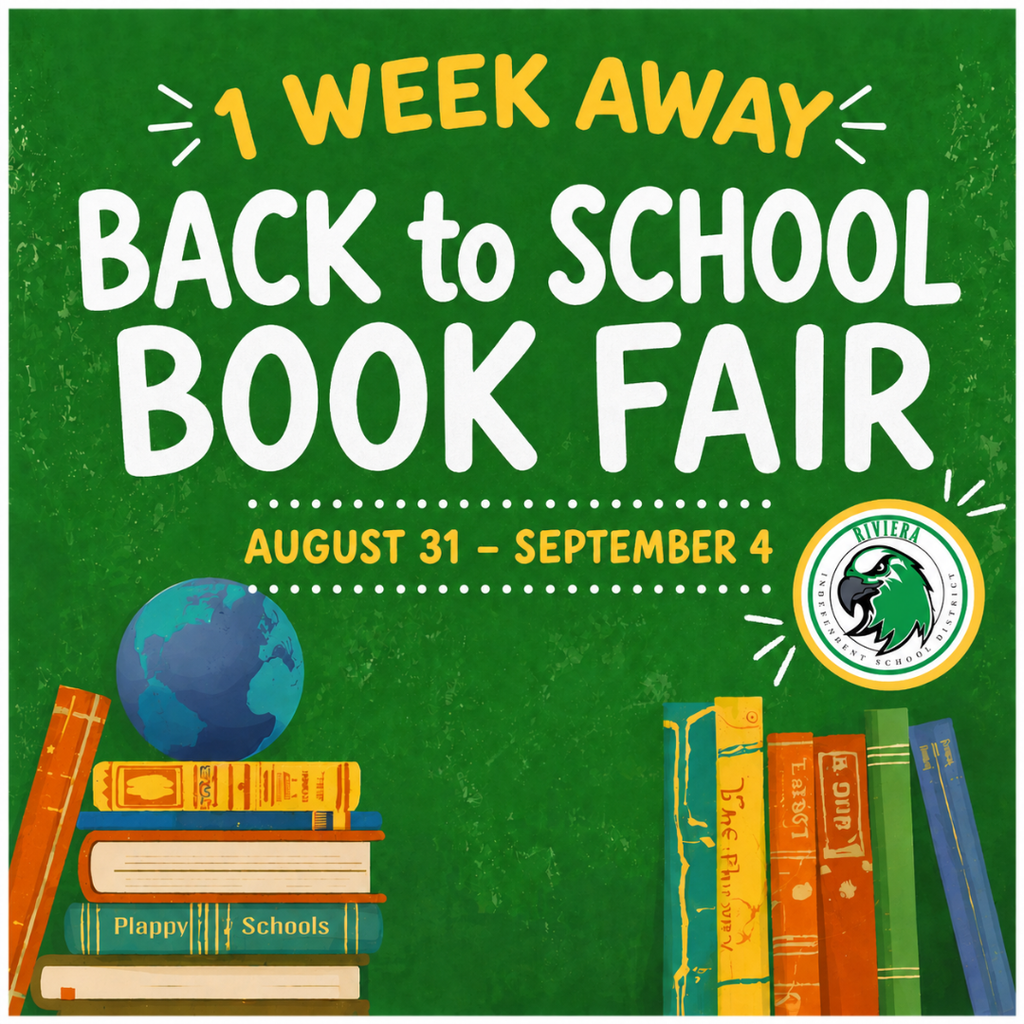 Book Fair 1 week away