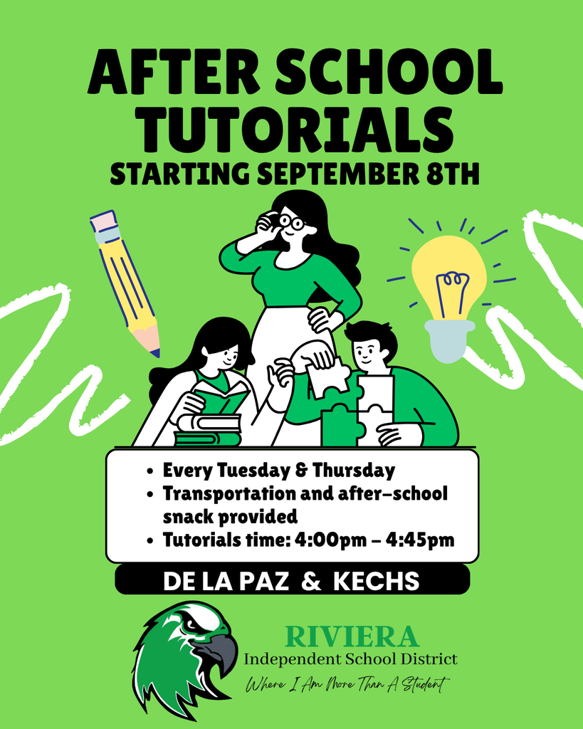 After School Tutorials - Starting September 8th