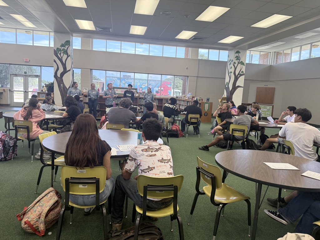 students at a BPA meeting
