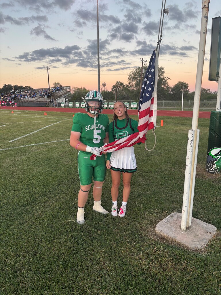 students with flag
