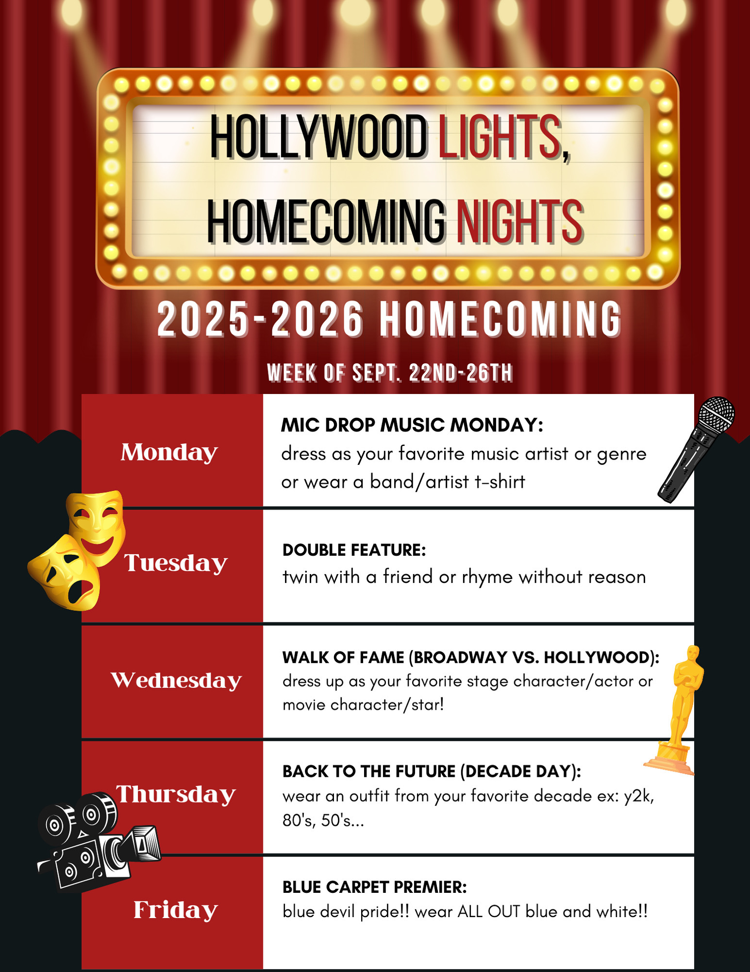 HOCO 2025: Hollywood Lights & Homecoming Nights | Harriman High School HOCO 2025: Hollywood Lights & Homecoming Nights | Harriman High School