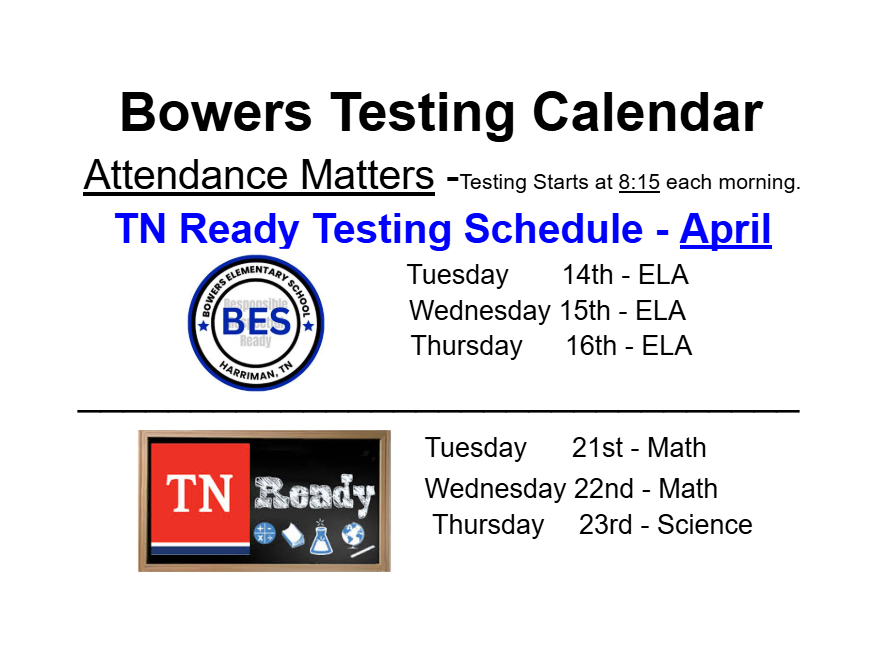 TN Ready Schedule