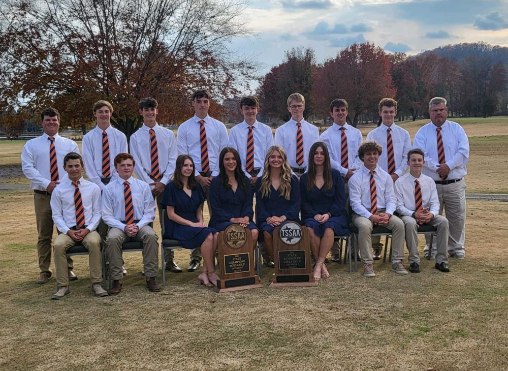 Neal with golf team