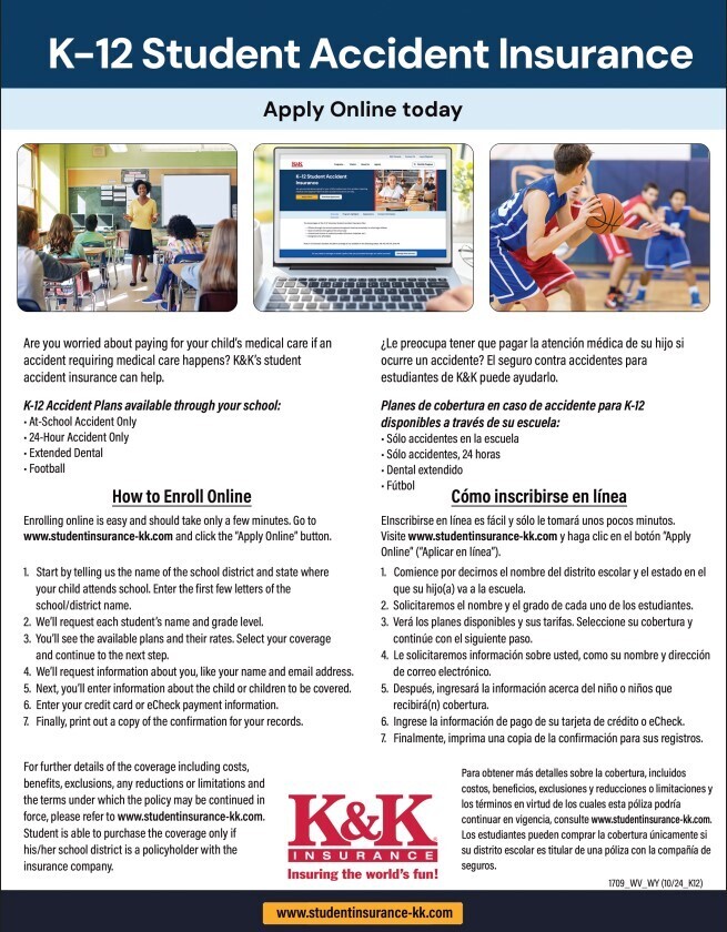 K-12 Student Accident Insurance