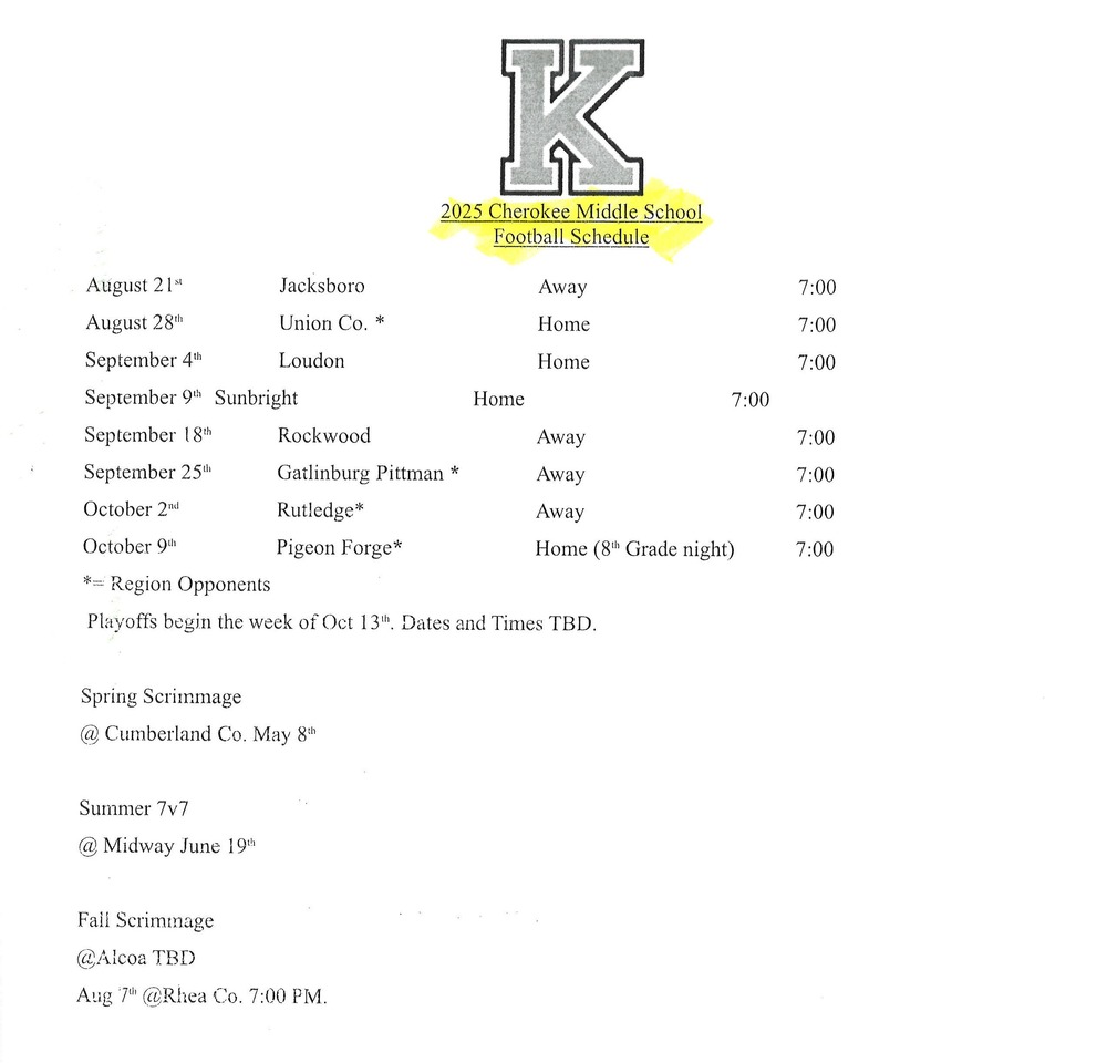 Football Dates